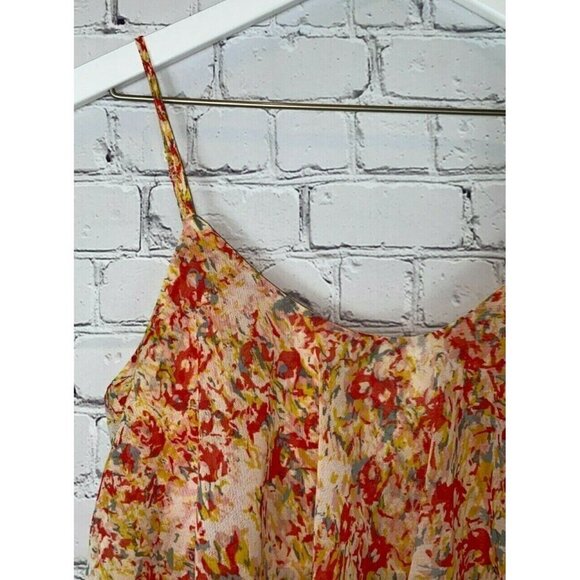 BCBGeneration Womens’ Yellow Red Floral Sundress Dress Size XXS - Picture 3 of 8